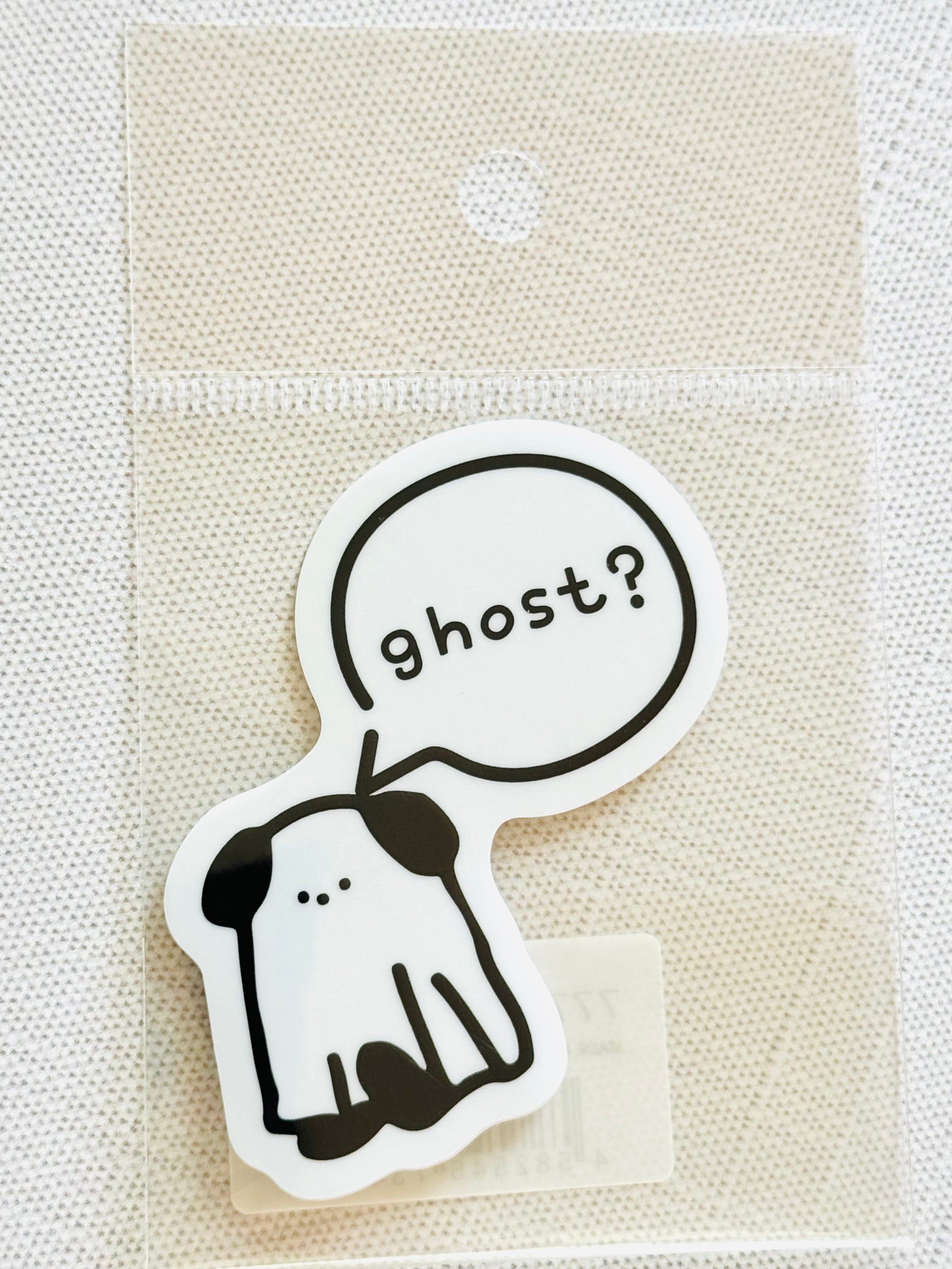 [mintinn] Puppy Ghost vinyl sticker