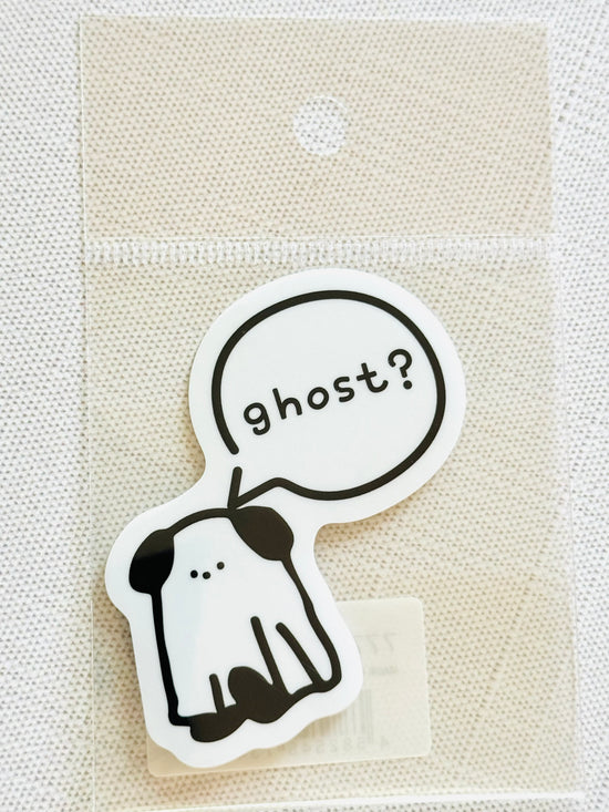 [mintinn] Puppy Ghost vinyl sticker