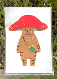 mushroom cat: file folder
