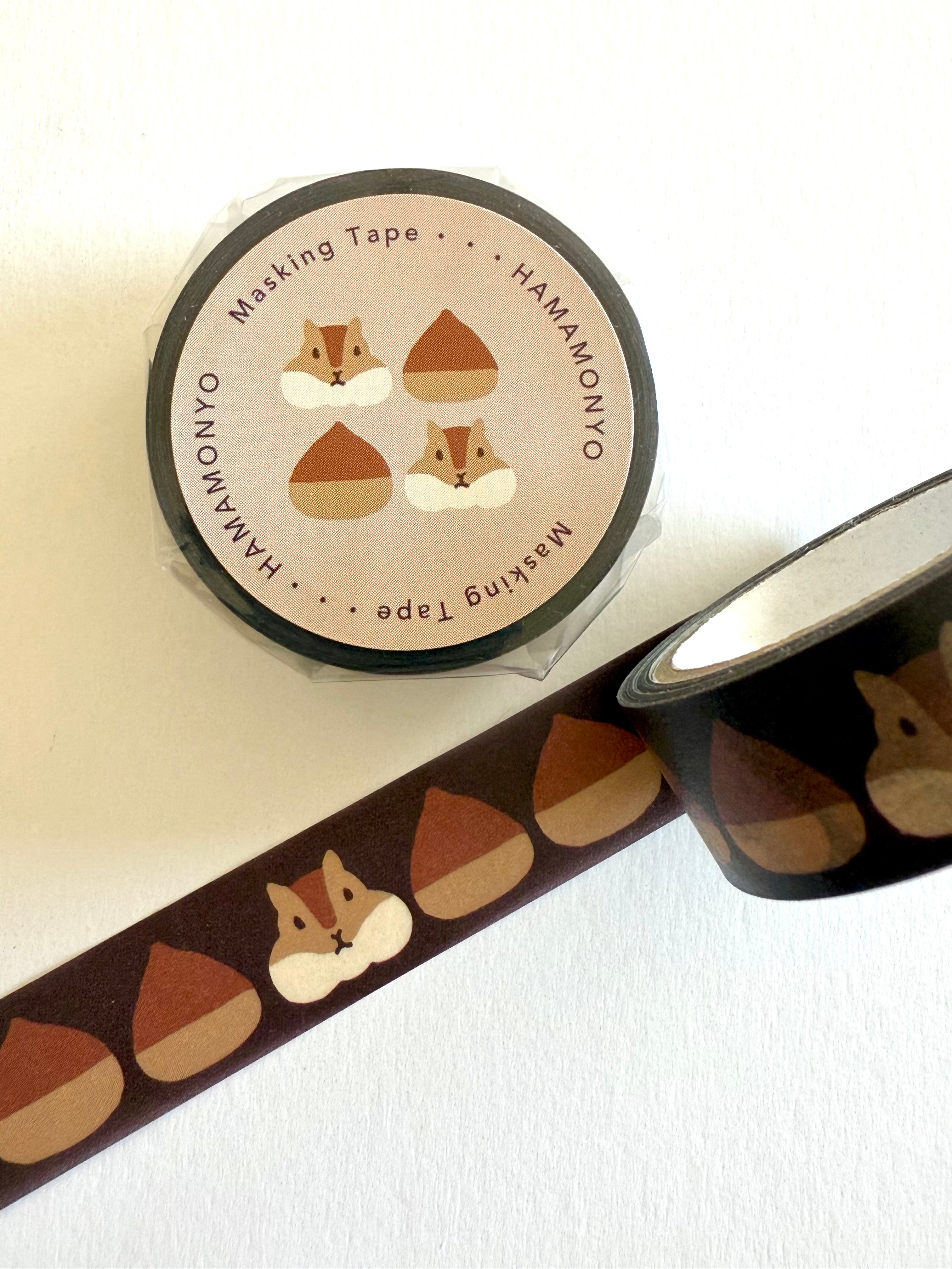 [Hamamonyo] Chimpunk Cheeks washi tape