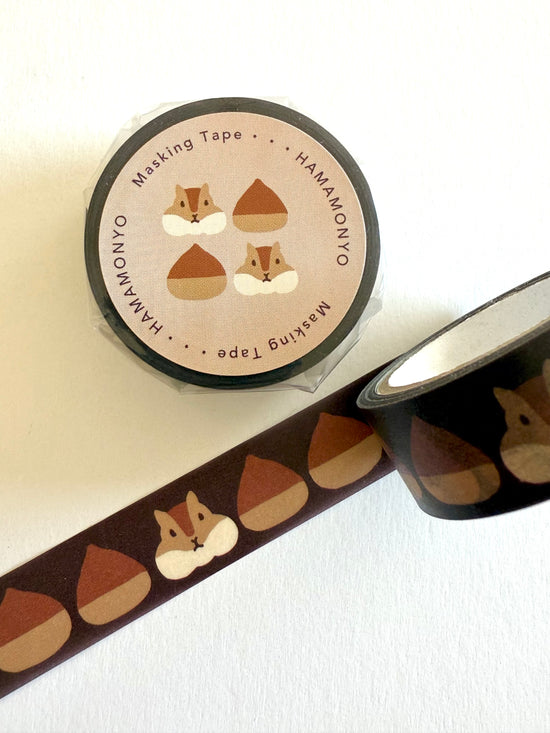 [Hamamonyo] Chimpunk Cheeks washi tape