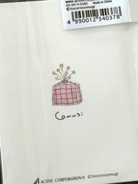 [tocorocomugi] Happy Birthday Bouquet mini message card