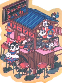 [Kyoko Nakamura] Frontier Creators Circus collab x Ramen Fox sticker decal