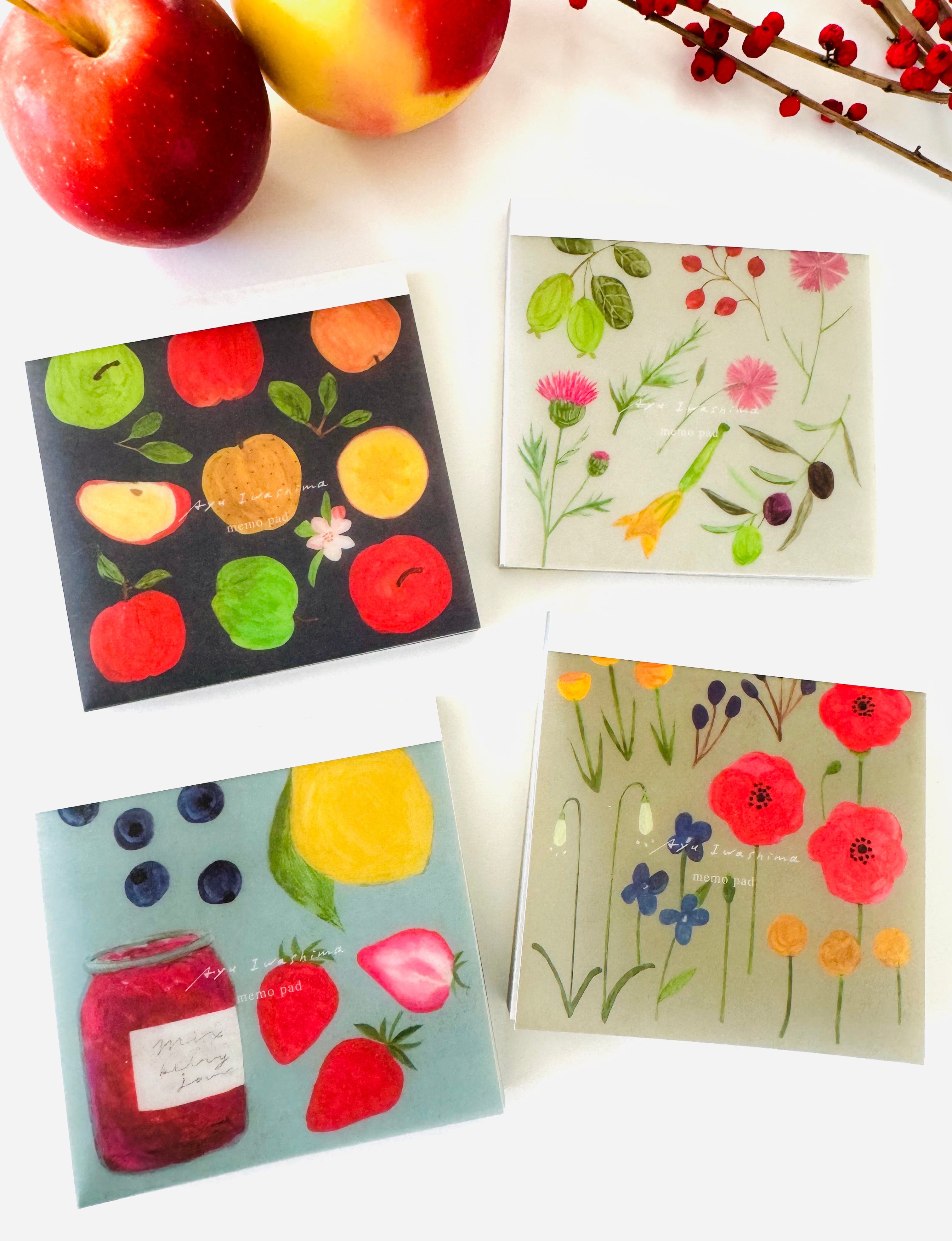 [Ayu Iwashima] Fruit, Jam & Herbs block memo