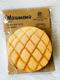 [Marumo] Melon Pan Block Memo Pad