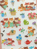 [MIND WAVE] Waku Waku series • Bookstore, Flower, Furniture, Post Office, Restaurant and Vegetable Store sticker sheet