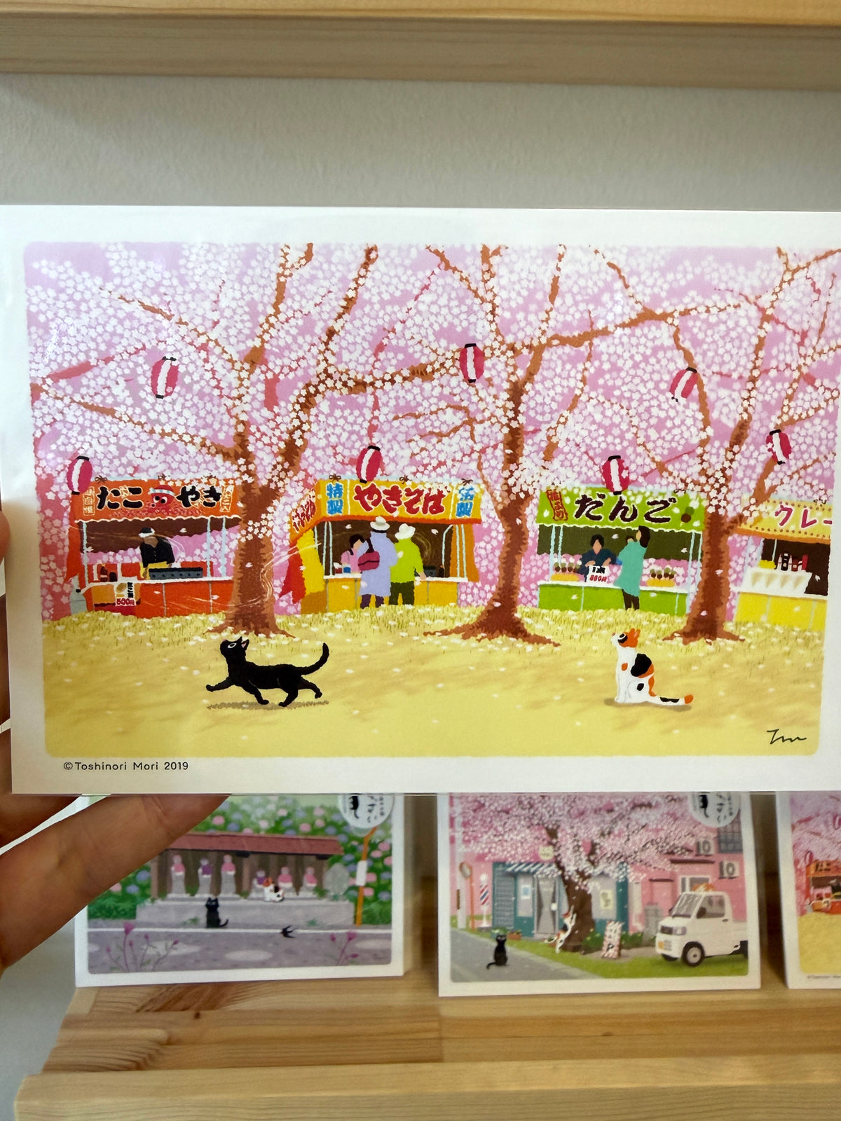 [Tabineko] Sakura Festival (2019) postcard x Toshinori Mori