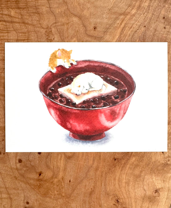 [Natskua Murata] Shiba Oyatsu series: Zenzai postcard