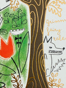 [SEAL-DO] Shinzi Katoh x Walking Literature series: Little Red Riding Hood · Sparkling postcard