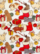 [Schinako Moriyama] Bunny Christmas Stockings You postcard