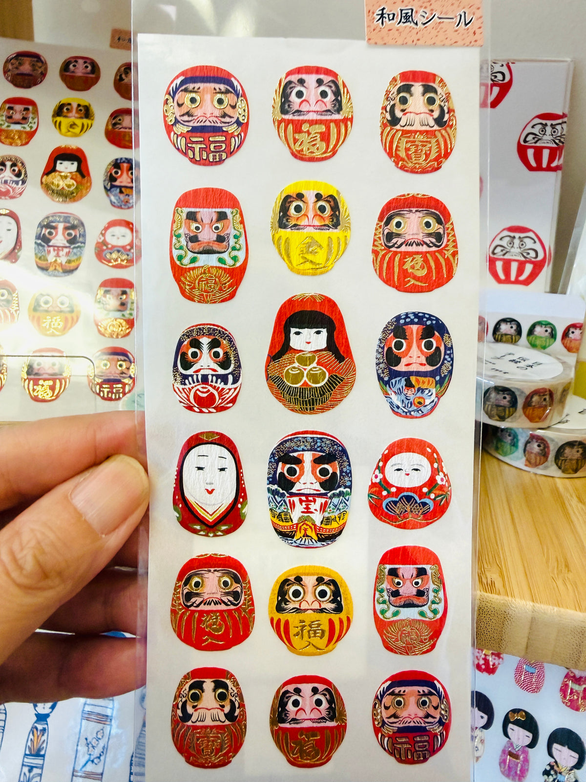 [okuyama] Daruma sticker sheet