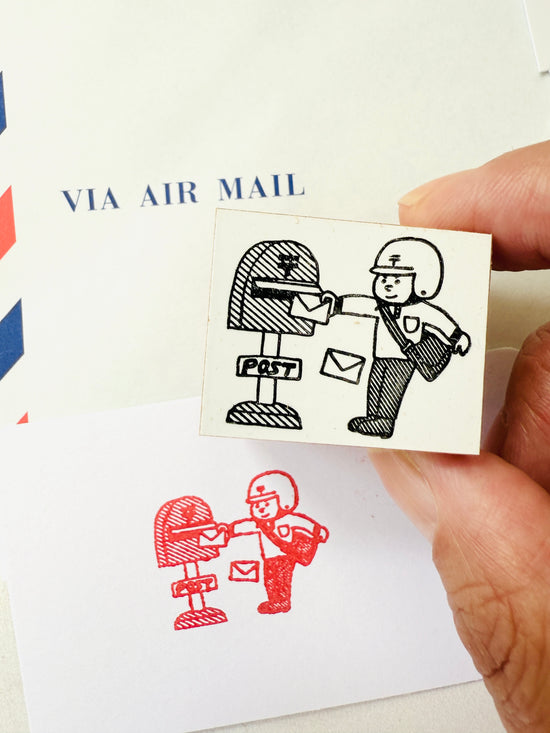 [Sablo Original] Post Mail Carrier rubber stamp