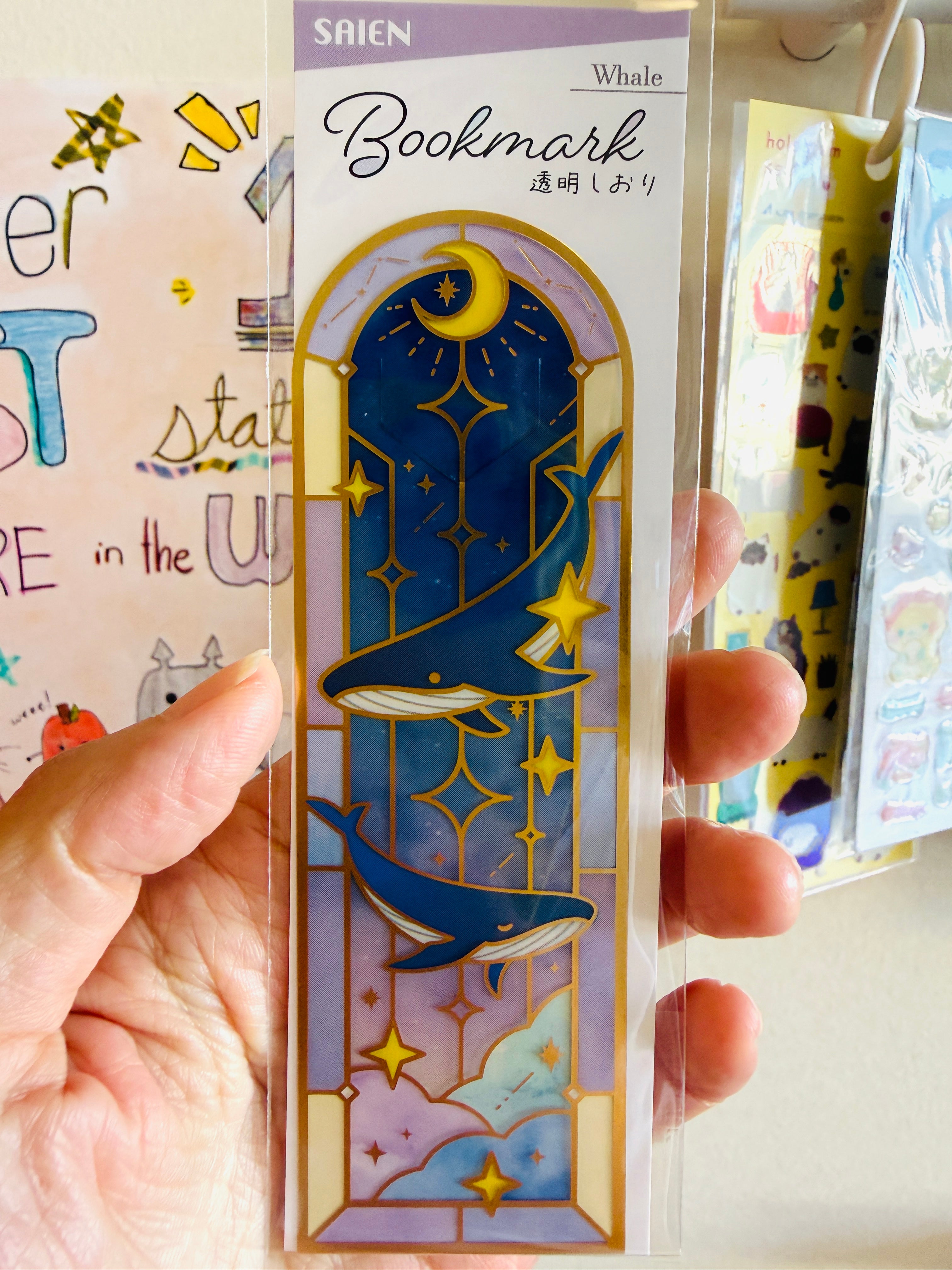 [SAIEN] Stained Glass Inspired Clear Bookmark