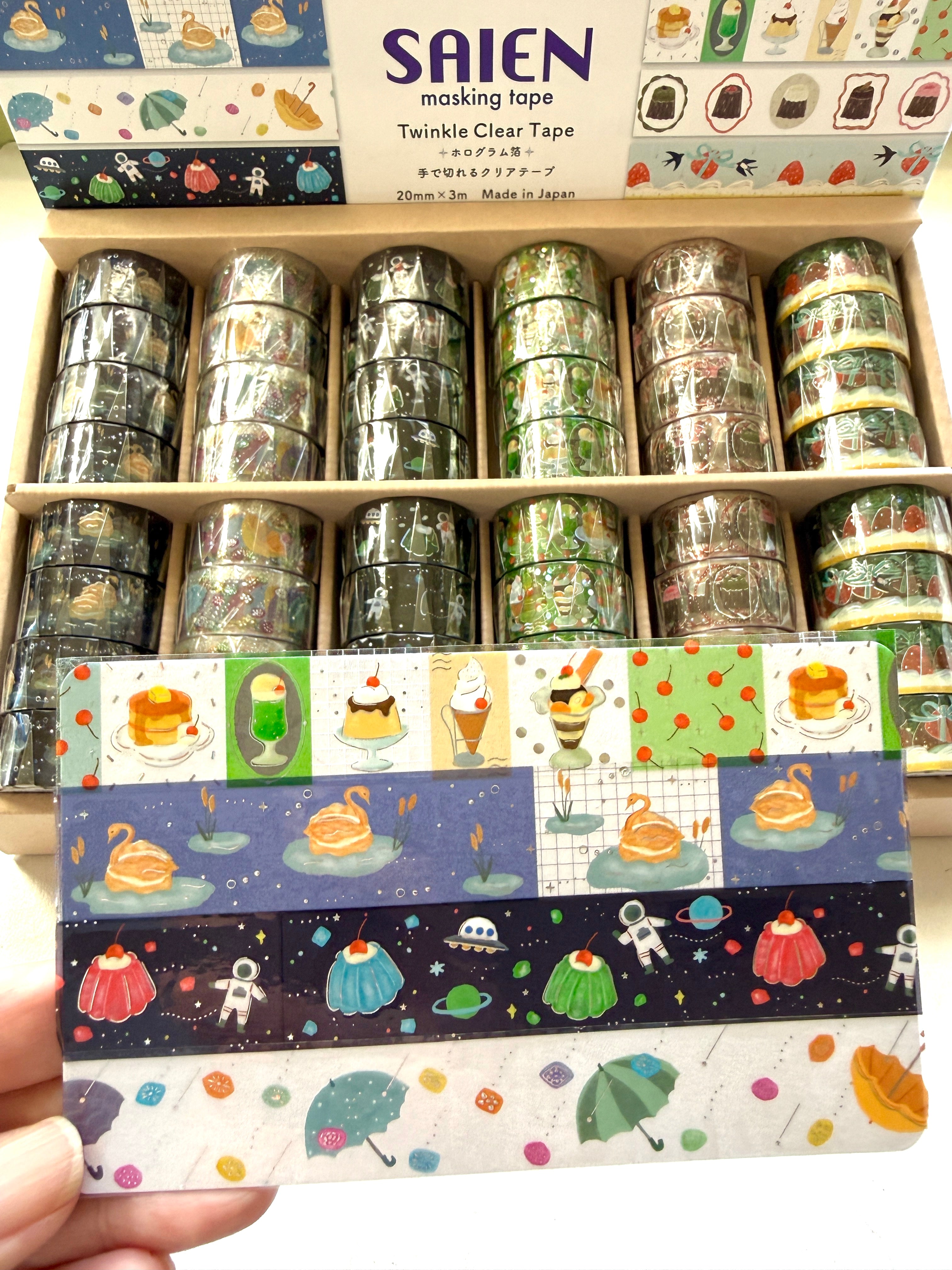 [SAIEN] Chocolate Sweets • Twinkle series Clear Tape