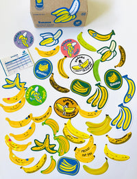 [Greeting Life] Bananas 🍌 Delivery Box flake stickers