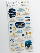 [MIND WAVE] Cafe Canvas Painting sticker sheet