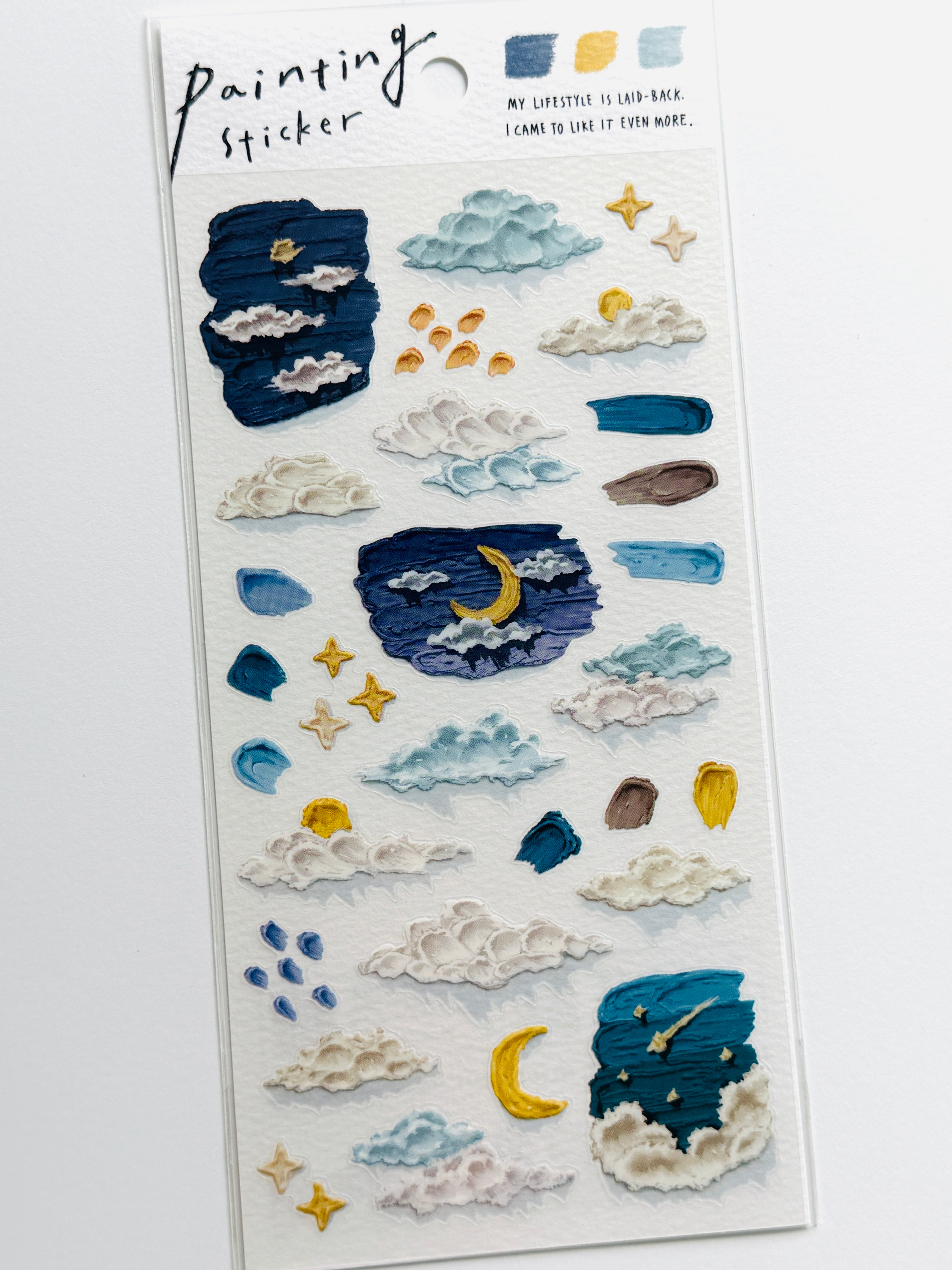 [MIND WAVE] Cafe Canvas Painting sticker sheet