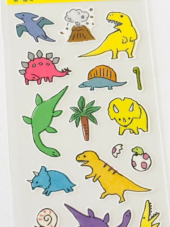 [Active] Colorful Dinos sticker sheet