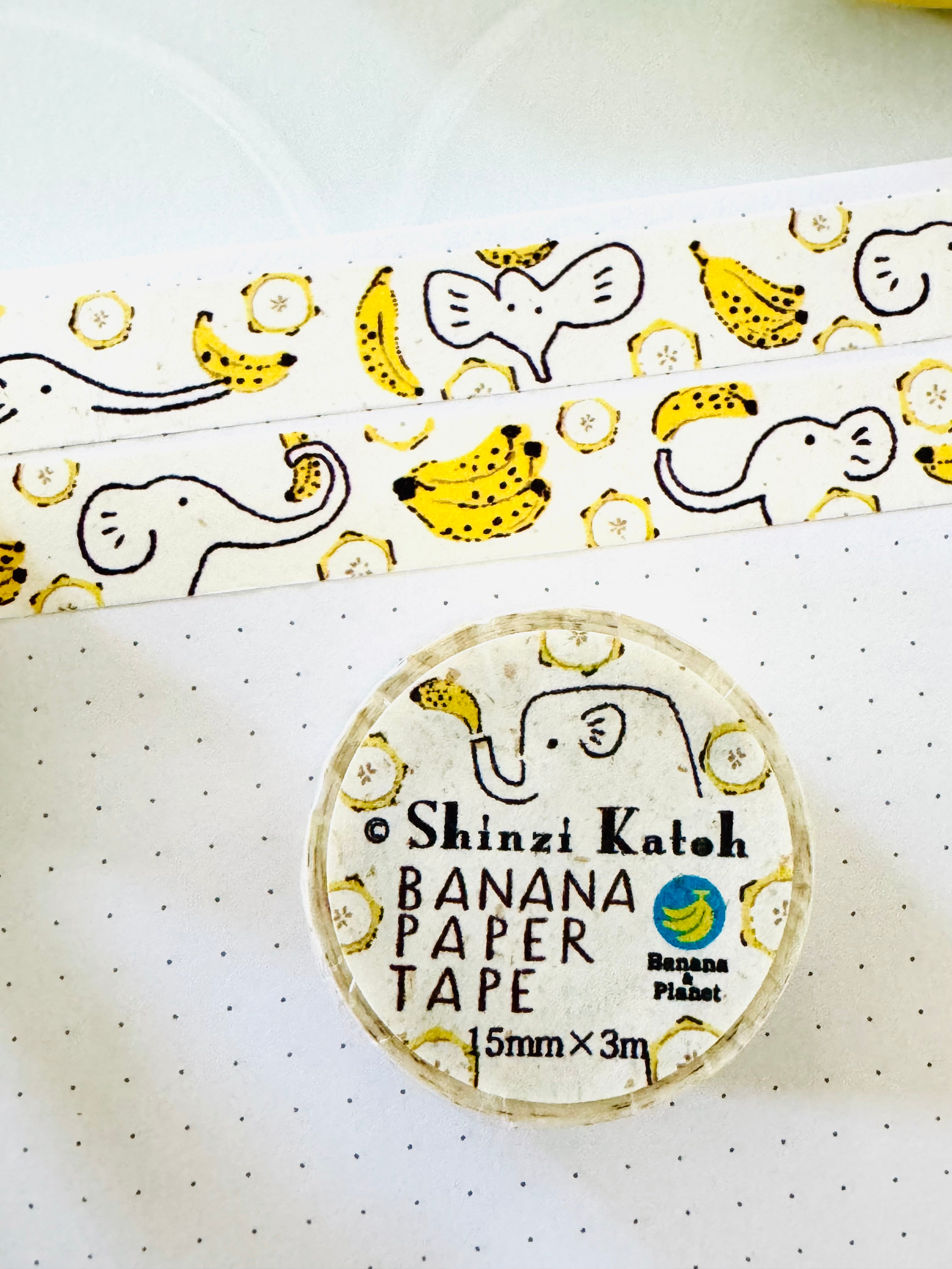 [SEAL-DO] Shinzi Katoh x Banana & Elephant Banana Paper washi tape