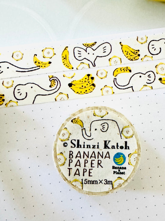 [SEAL-DO] Shinzi Katoh x Banana & Elephant Banana Paper washi tape