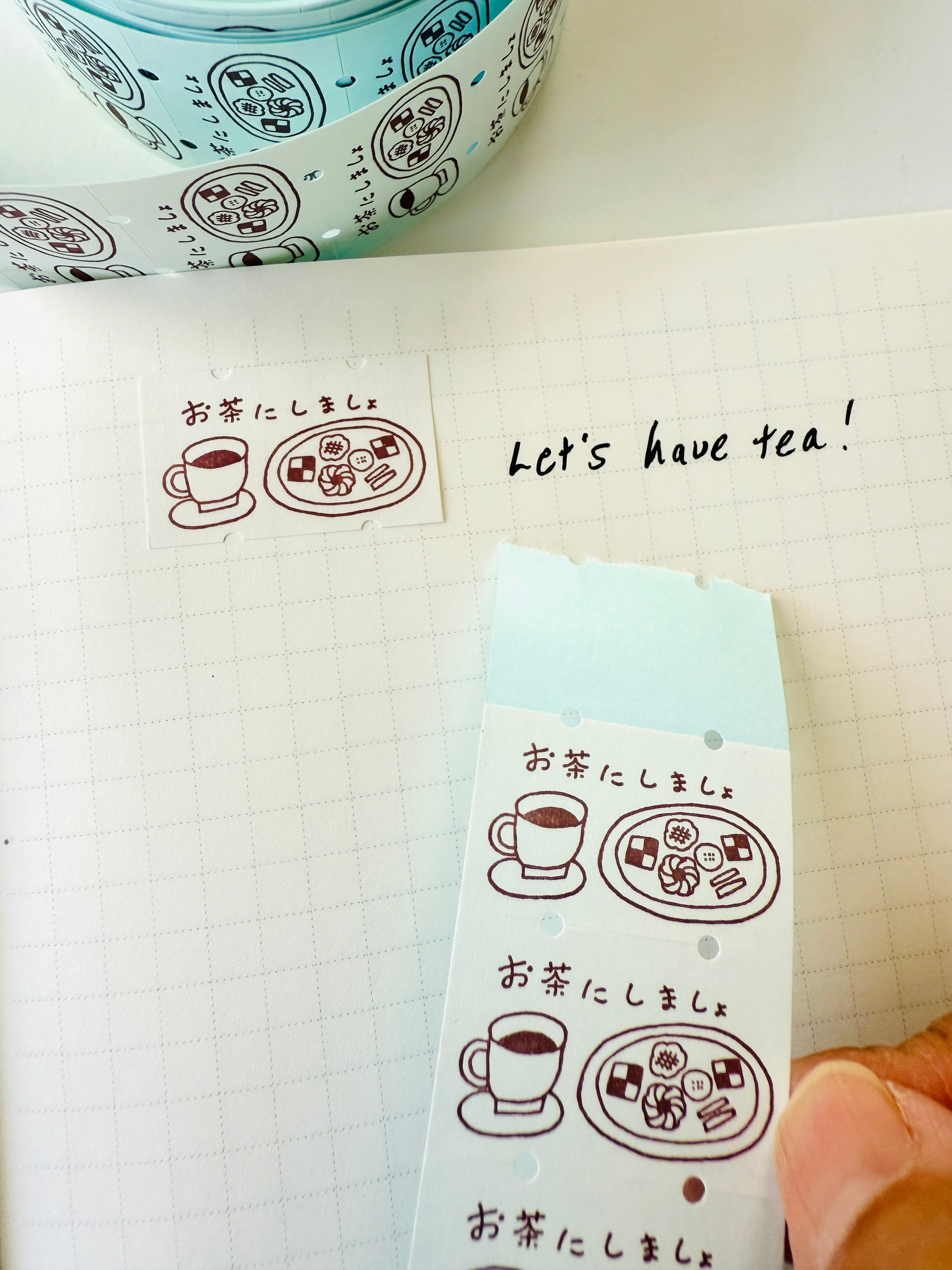 [36 Sablo] Original Label Roll sticker sheets (sample strip only)