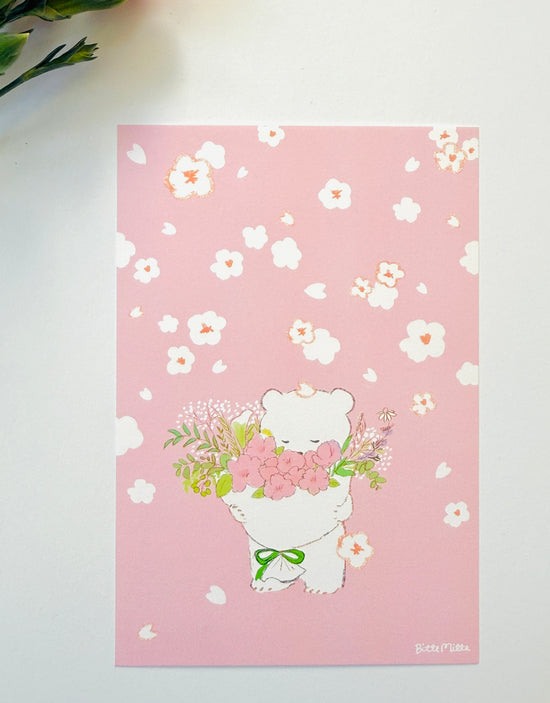 [Active] Sakura Bouquet x Momoro postcard
