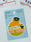[cozyca] Shinkansen x Mariko Fukuoka sticker decal