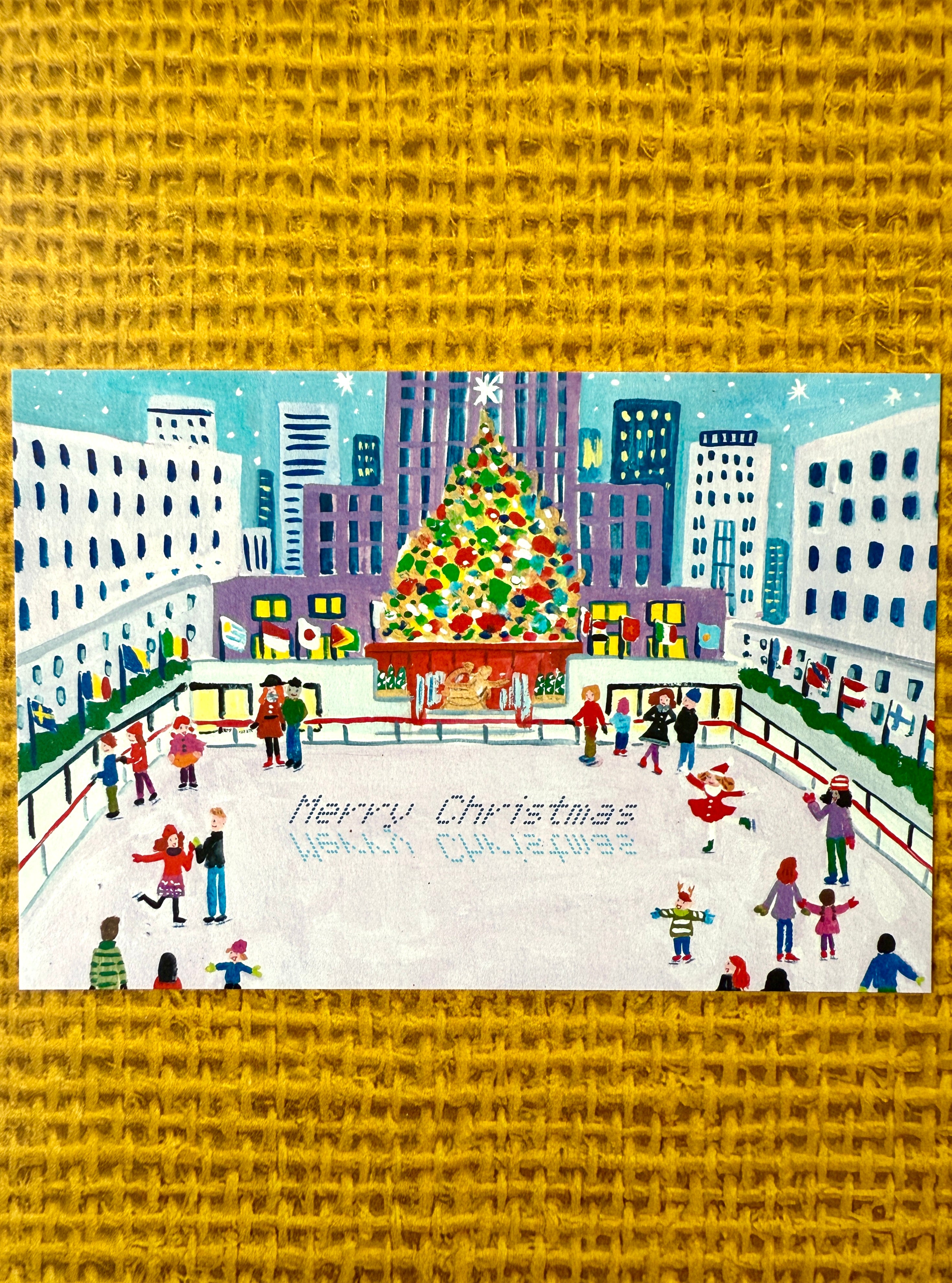 [Yuh Takahashi] Holiday Season in New York postcard