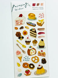 [MIND WAVE] Cafe Canvas Painting sticker sheet