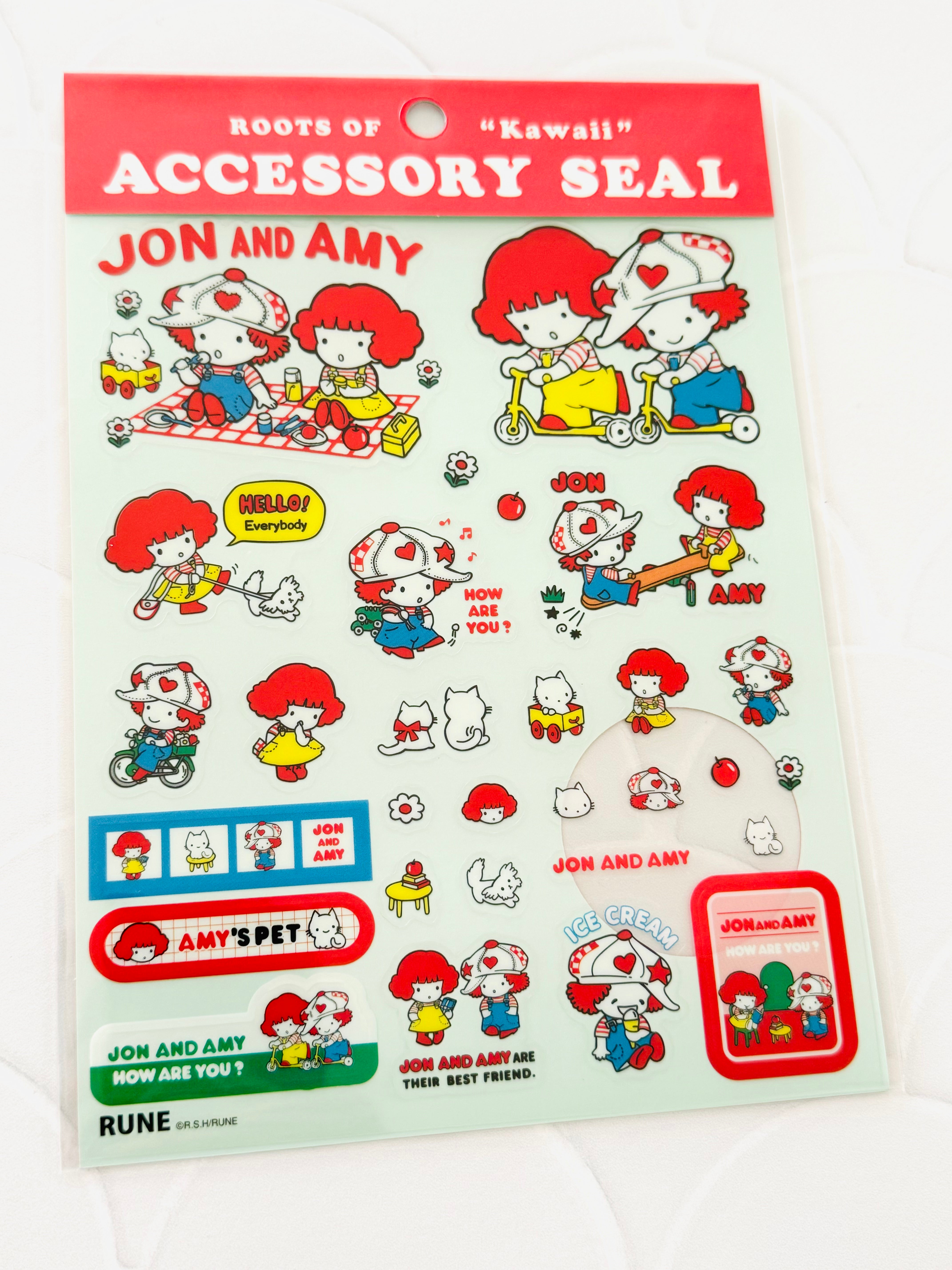 [Rune Naito] Roots of Kawaii Series 2 sticker sheet