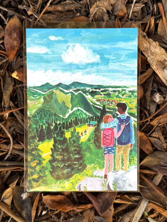 [Yuh Takahashi] Auf dem Berg · A View from the Top postcard