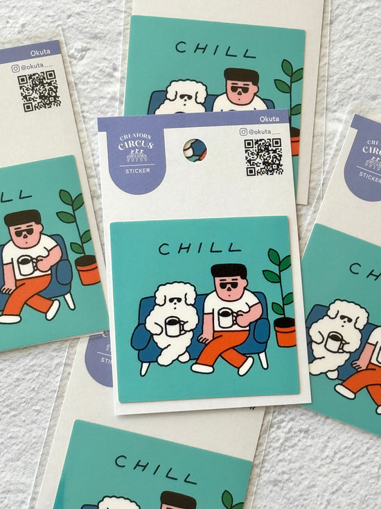 [Okuta] Chill decal sticker