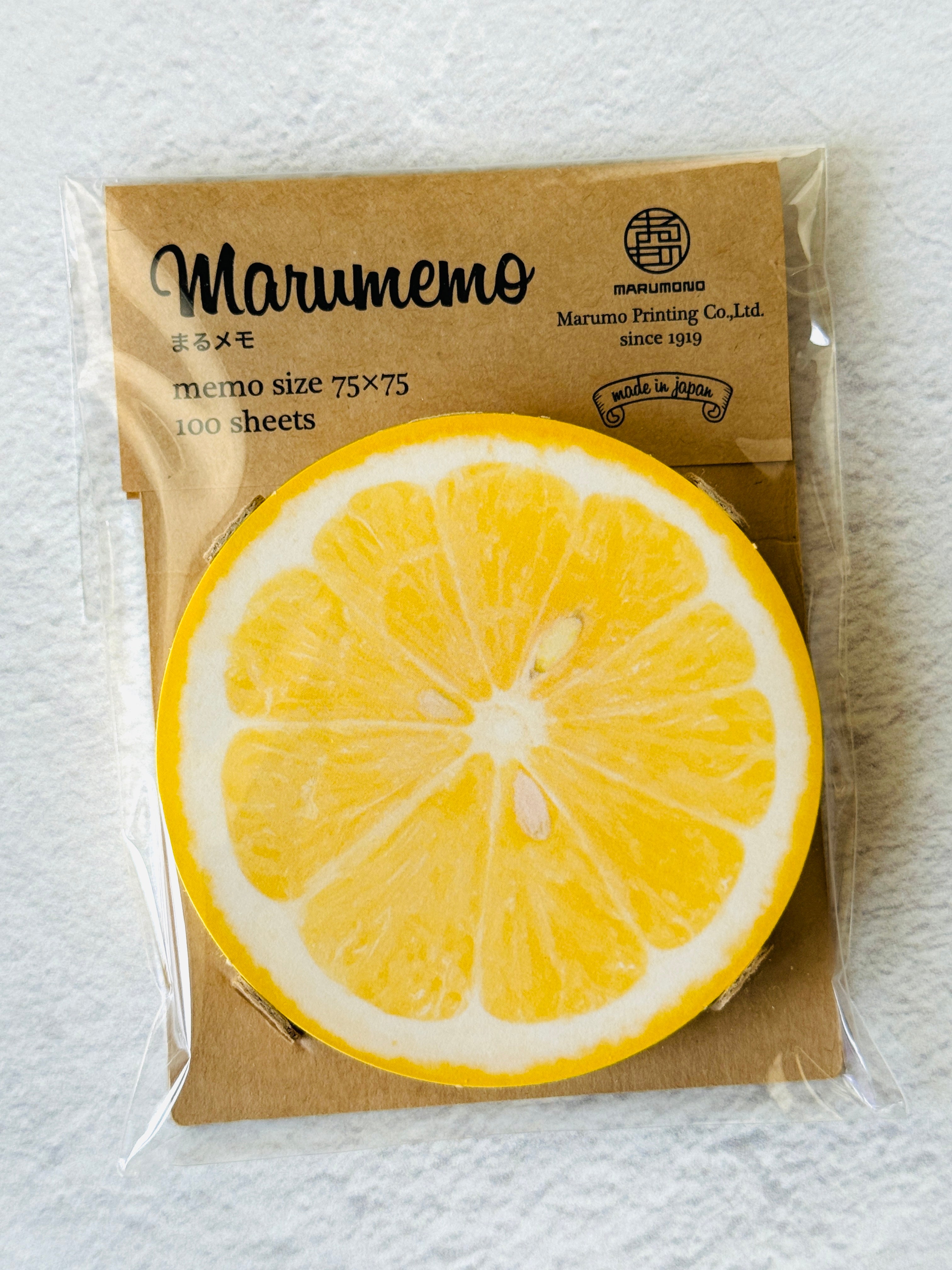 [Marumo] Lemon 🍋 Block Memo Pad