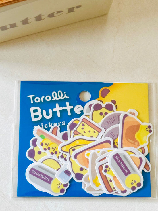 [World Craft] Torolli Butter Cookie Panda Dessert flake stickers (last stock • no restock)
