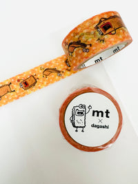 [mt] dagashi x big katsu and yotchan series washi tape