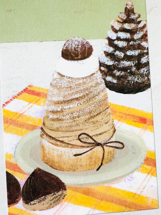 [NB] Chestnut Montblanc postcard