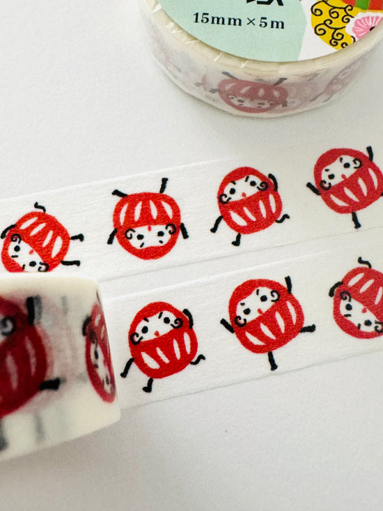 [SEAL-DO] Shinzi Katoh x Nichi Nichi • Daruma washi tape