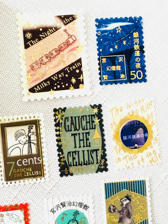 [SEAL-DO] Shinzi Katoh x Kenji Miyazawa: "Gauche the Cellist" box flake stickers