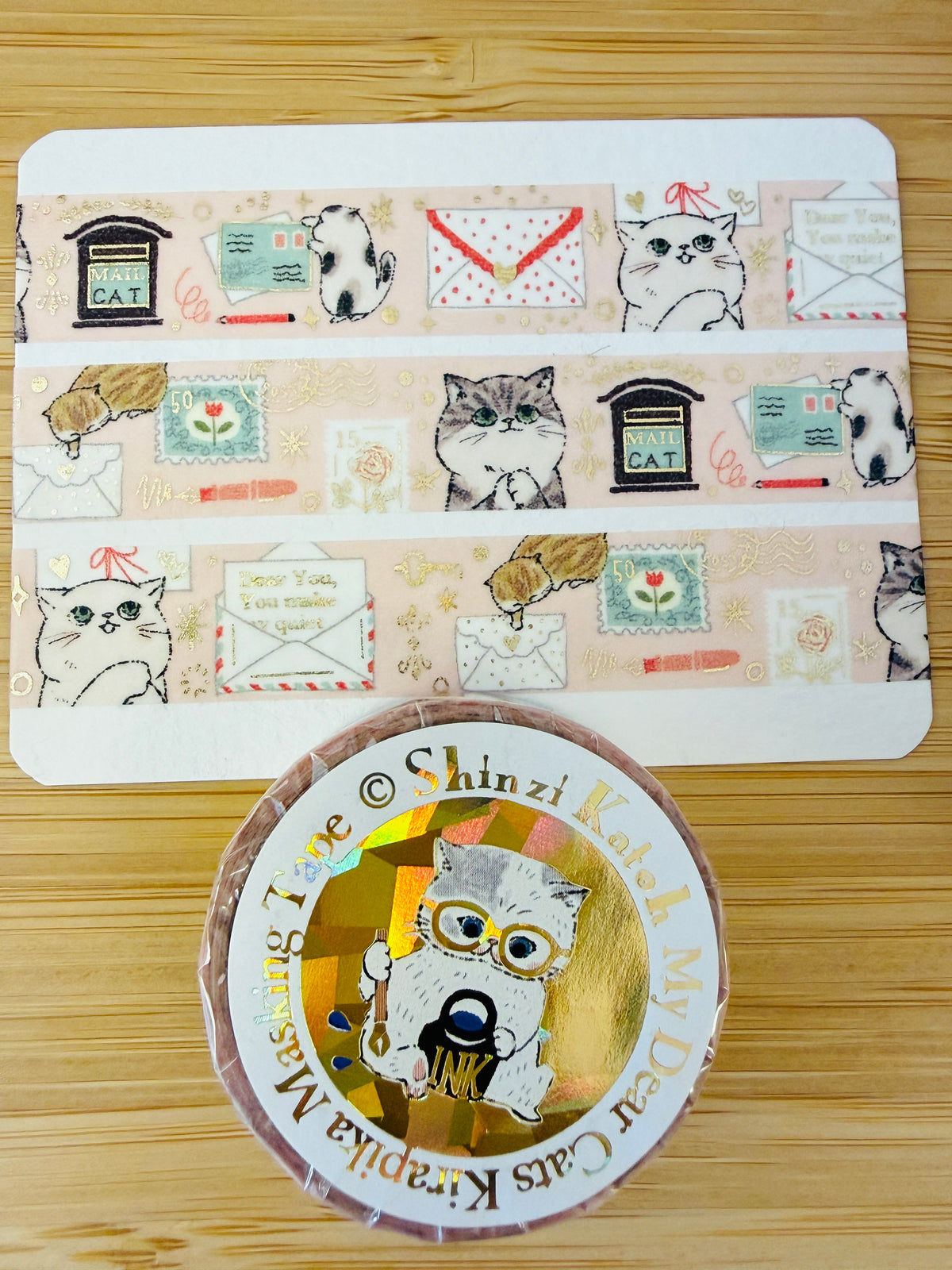 [SEAL-DO] Shinzi Katoh: My Dear Cats 💌 washi tape