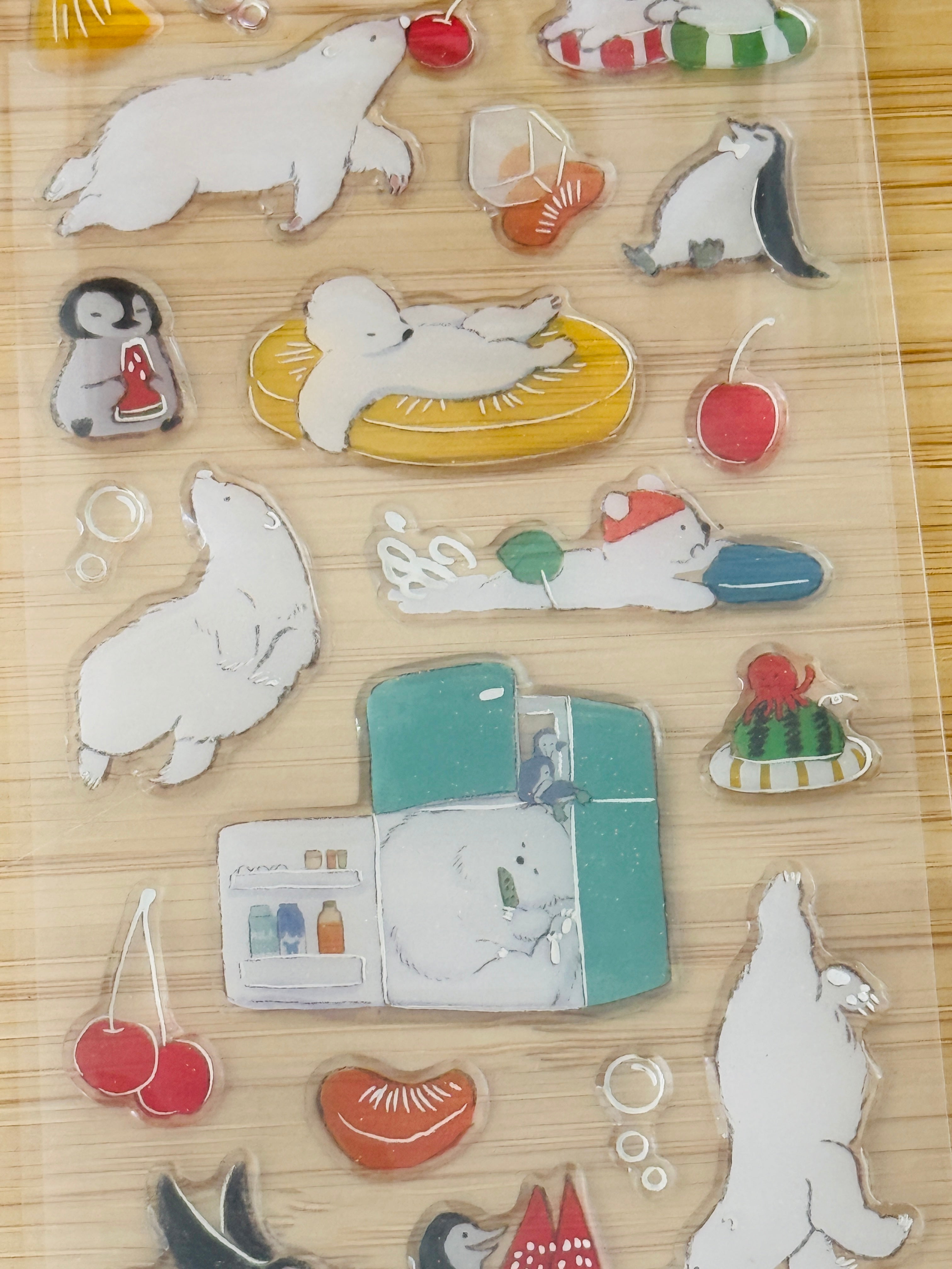 [Active] Summer Cool Down Drop sticker sheet