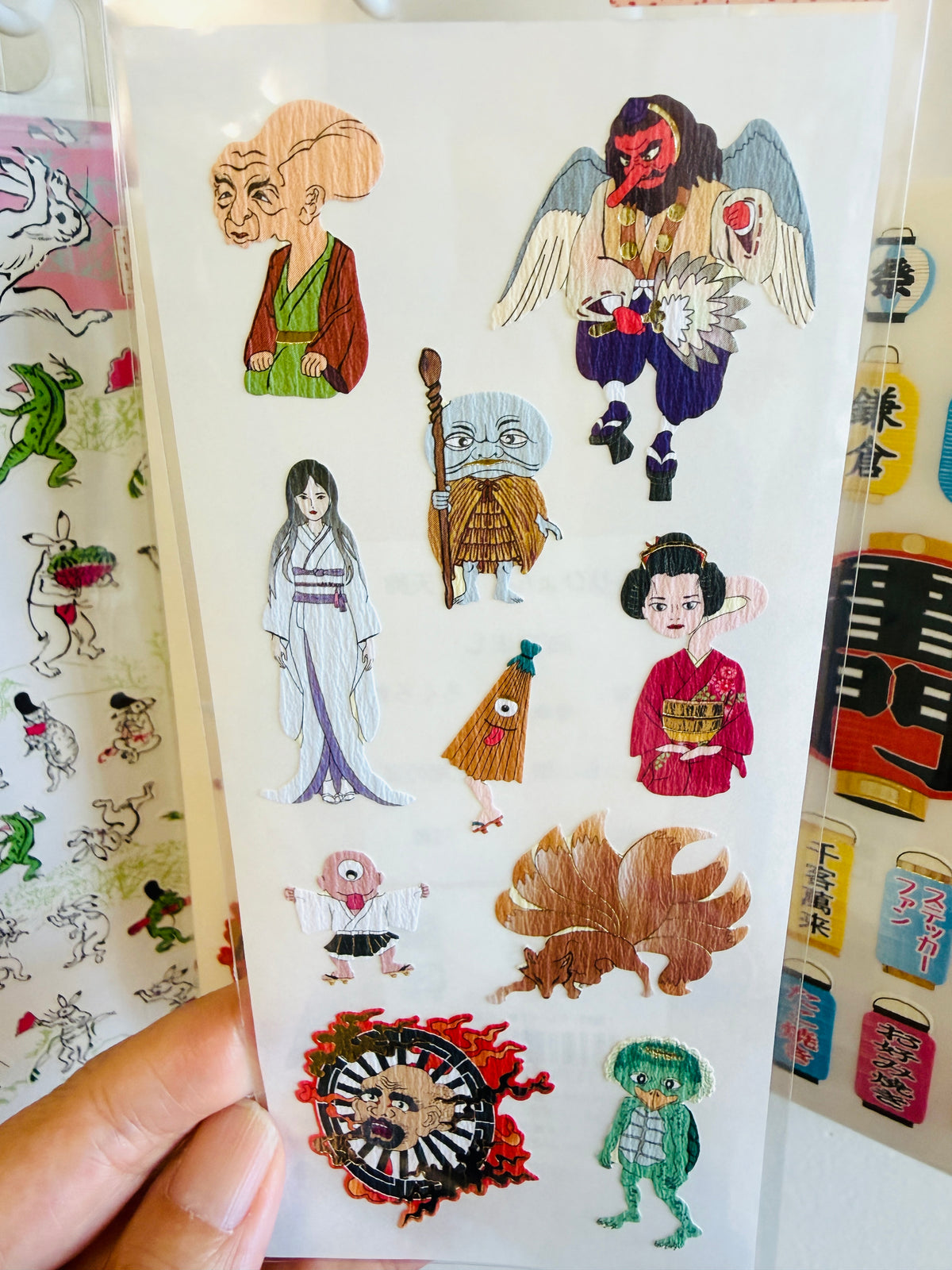 [Okuyama] Traditional Yokai sticker sheet