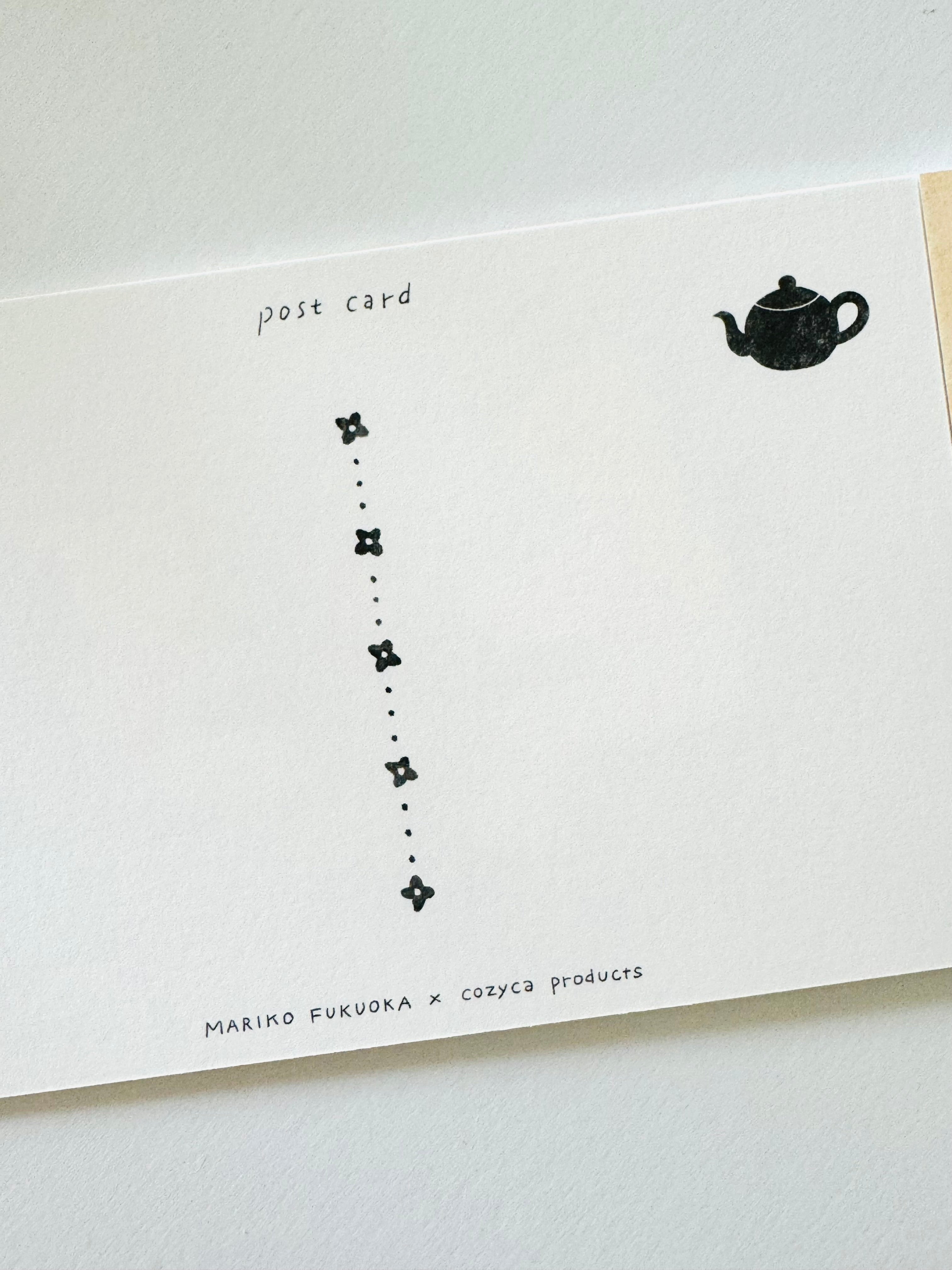 [cozyca] Tea Time Postcard Booklet x Mariko Fukuoka