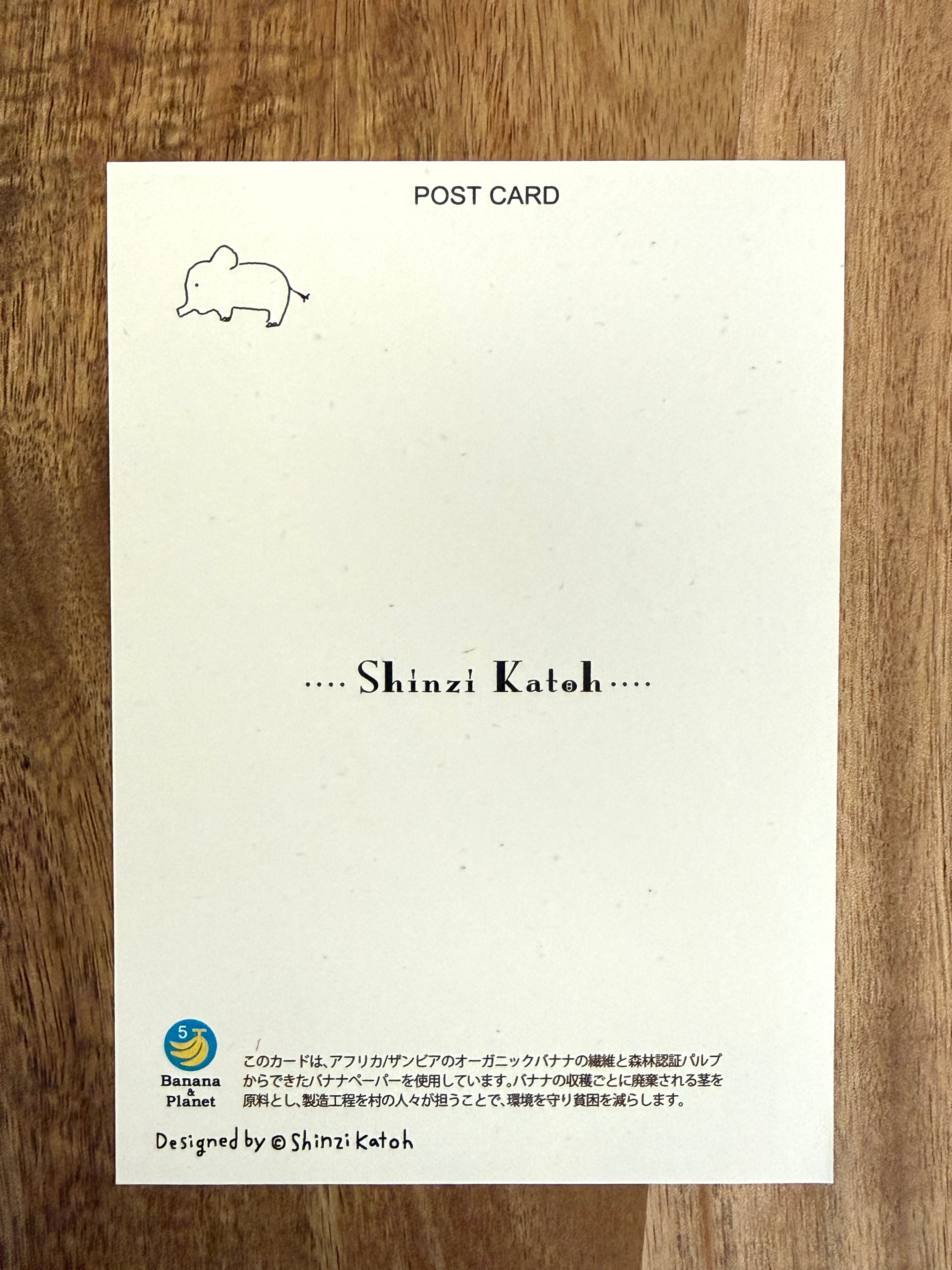 [SEAL-DO] Shinzi Katoh x Kappa by Ryunosuke Akutagawa postcard