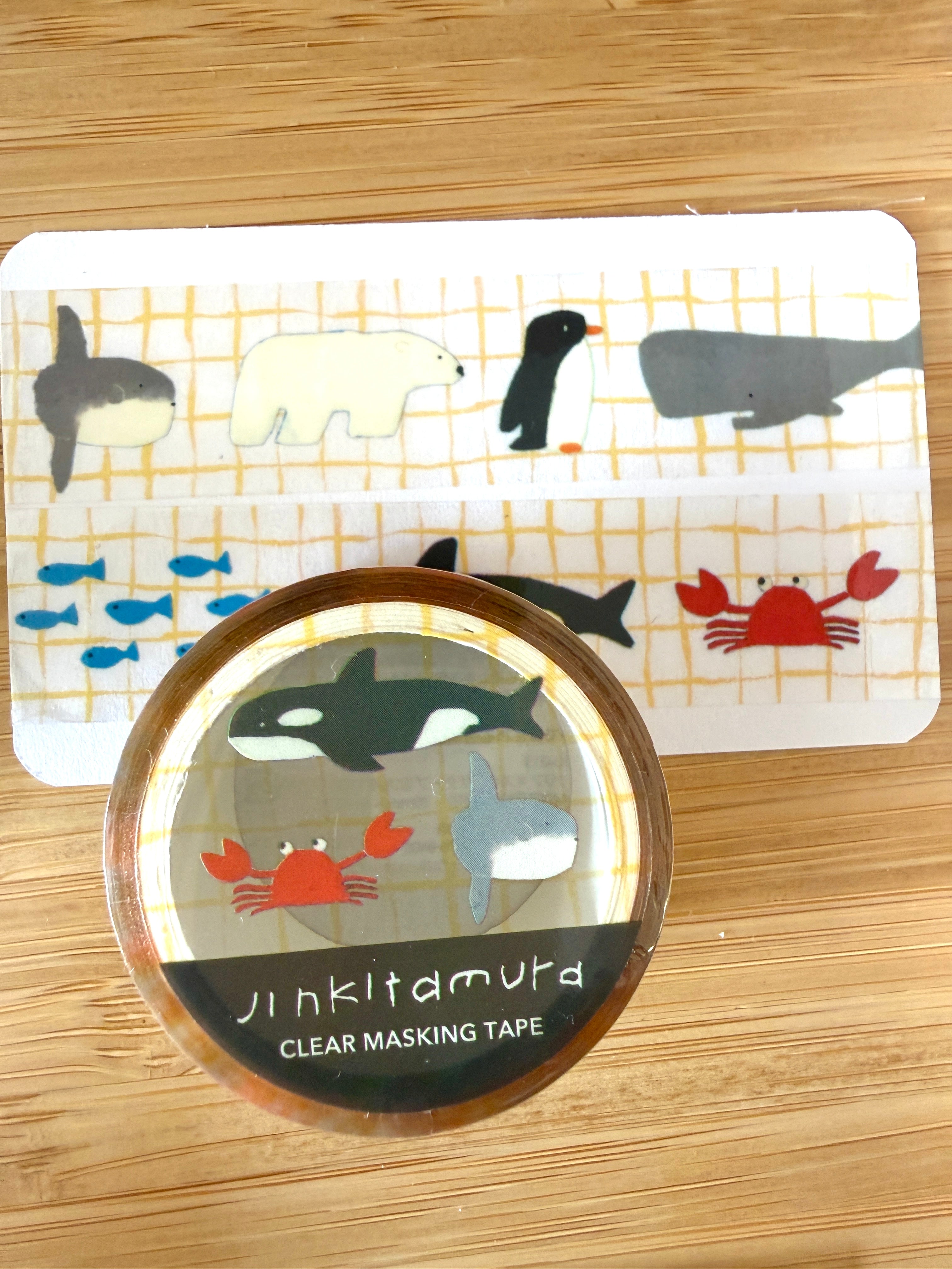 [GreenFlash] Jin Kitamura · Crayon Art Animals clear tape