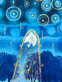[SEAL-DO] Shinzi Katoh x Kenji Miyazawa: Magic Lantern Museum “The Nighthawk Star” • Sparkling postcard