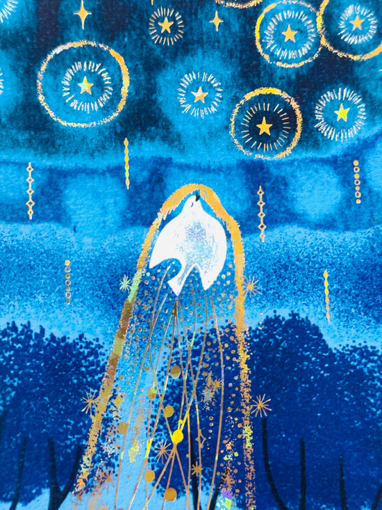 [SEAL-DO] Shinzi Katoh x Kenji Miyazawa: Magic Lantern Museum “The Nighthawk Star” • Sparkling postcard