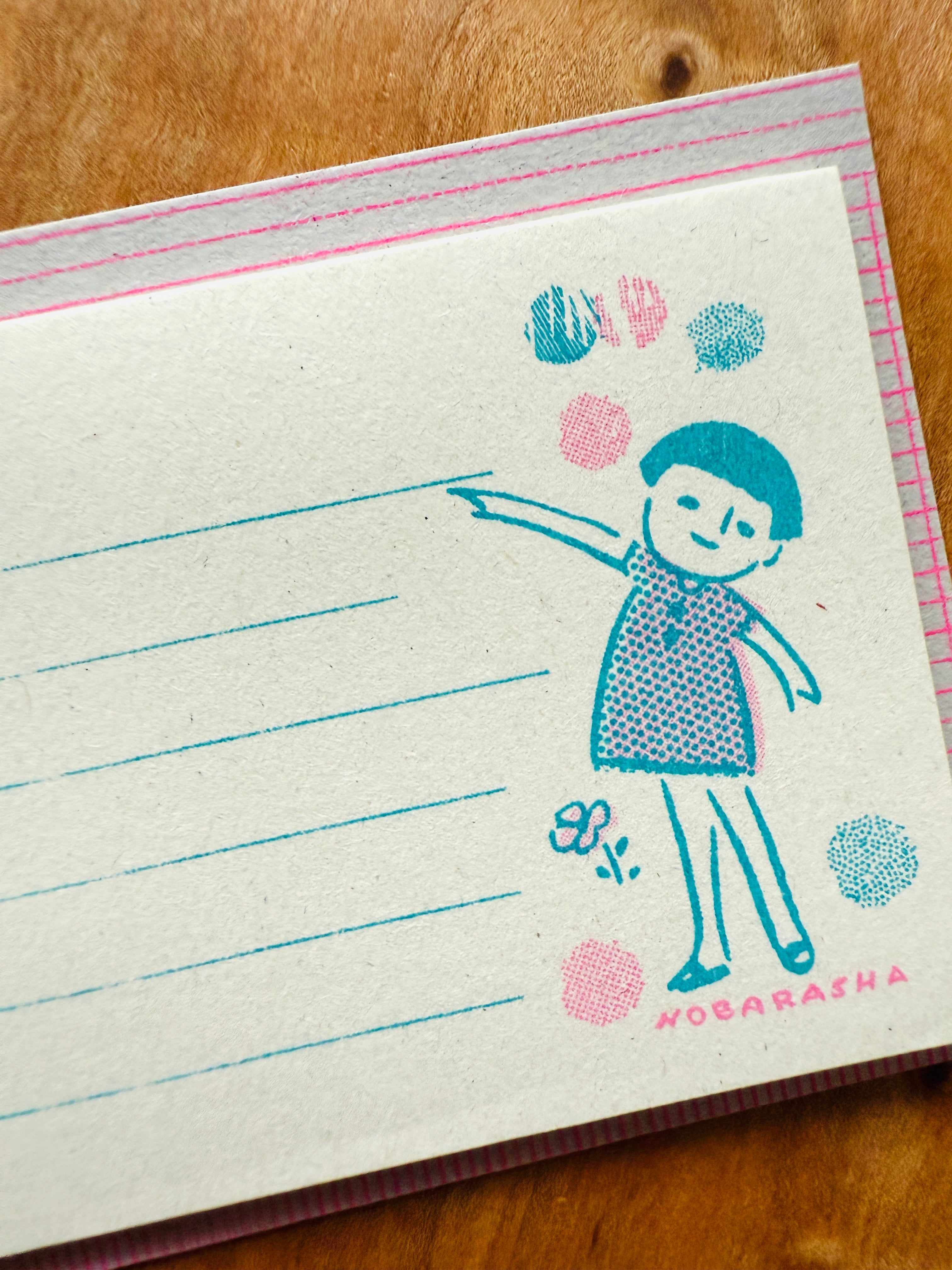 [Nobarasha] Girl mini message paper