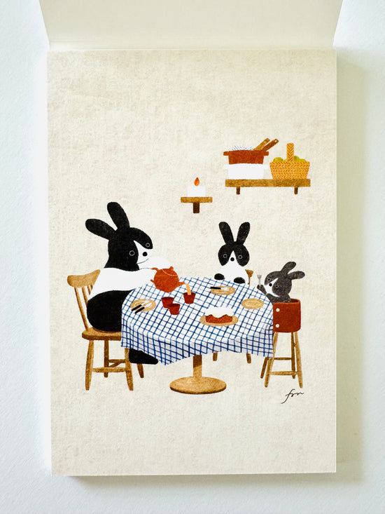 [cozyca] Tea Time Postcard Booklet x Mariko Fukuoka