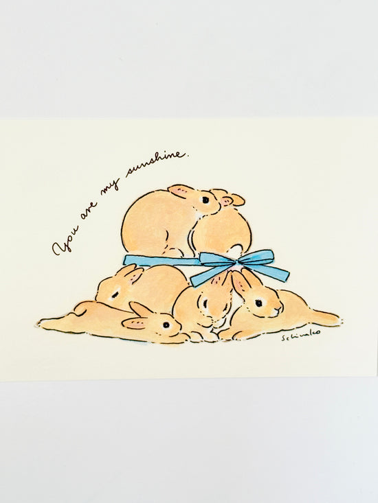 [Schinako Moriyama] You are my Sunshine postcard