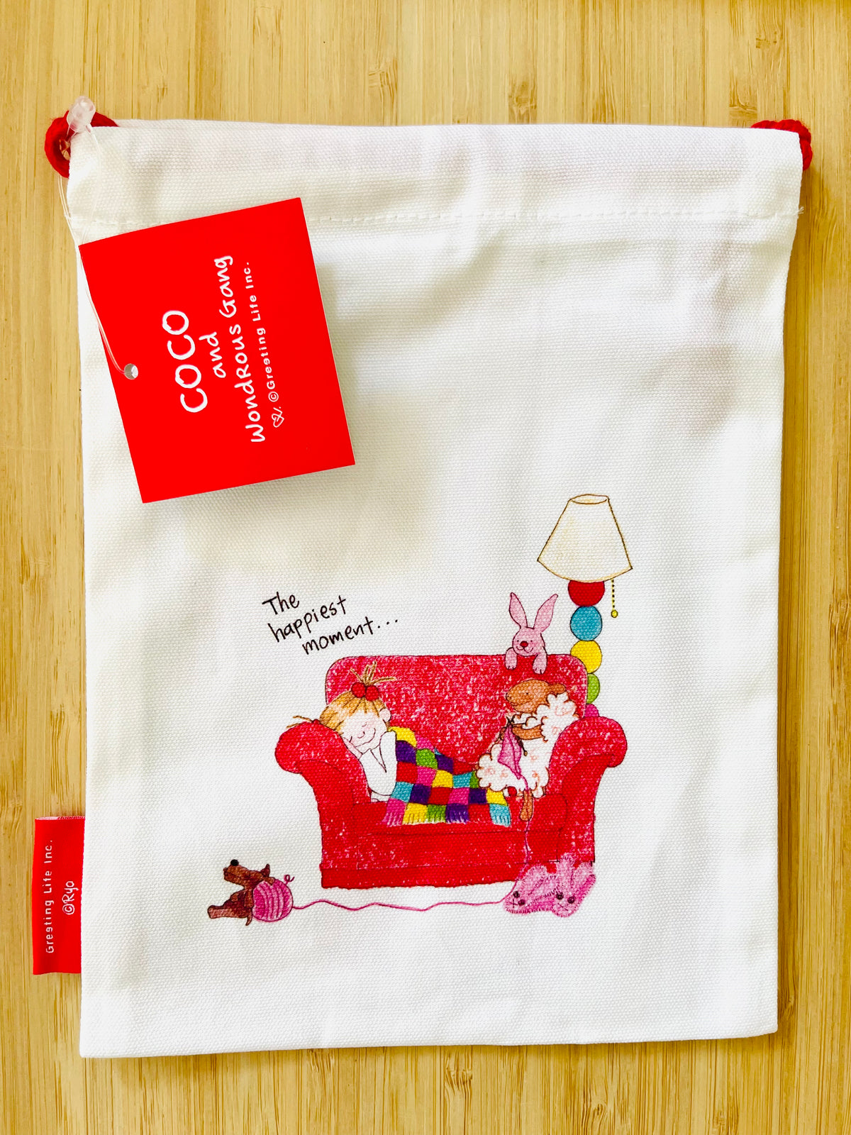Coco: Drawstring Mini Pouch